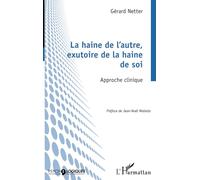 La haine de l’autre, exutoire de la haine de soi: Approche clinique