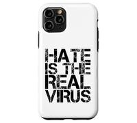 La Haine est Le Vrai Virus - AAPI Anti racisme Asiatique - AAPI Hate Coque pour iPhone 11 Pro