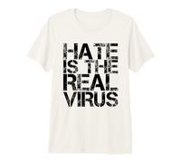 La Haine est Le Vrai Virus - AAPI Anti racisme Asiatique - AAPI Hate T-Shirt Haut de Gamme
