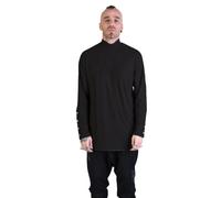 La Haine Inside Us, Homme, Tops, Noir, Taille: 2XL Polo à Rayures à Manches Longues