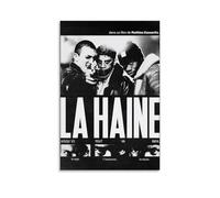La Haine Poster mural esthétique sur toile vintage pour salon, chambre à coucher, 50 x 75 cm, style sans cadre