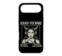 La Hard Techno Rave Distort The Mind - Shatter The System Back Coque pour iPhone Air