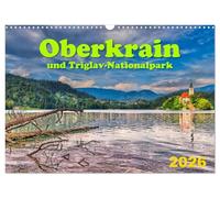 La Haute-Carniole et le parc national du Triglav, Version française (Calendrier mural 2026 DIN A3 portrait), Calendrier CALVENDO mensuel