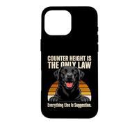 La Hauteur du comptoir est Le Seul Chien de Laboratoire de Loi Coque pour iPhone 16 Pro Max