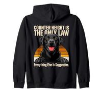 La Hauteur du comptoir est Le Seul Chien de Laboratoire de Loi Sweat à Capuche