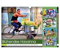 La Havane en fleurs - Fleuristes dans la capitale cubaine, Version française (Calendrier mural 2026 DIN A3 portrait), Calendrier CALVENDO mensuel