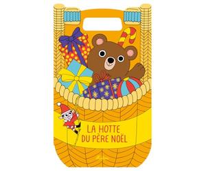 LA HOTTE DU PÈRE NOËL - Livre cartonné format géant avec plus de 60 mots illustrés et un lutin farceur à chercher à chaque page, premier imagier de Noël - Dès 18 mois