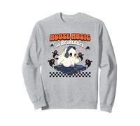 La house music est ma thérapie Halloween Ghost DJ Sweatshirt