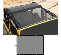 La housse de bikini en maille polyester durable offre une protection UV pour Jeep Wrangler JK 2007-2017 2 portes et 4 portes.
