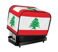 La housse de grille-pain drapeau du Liban est adaptée pour 2 petits grille-pain avec de larges fentes et est livrée avec une poche de rangement pour répondre à divers besoins de cuisson.
