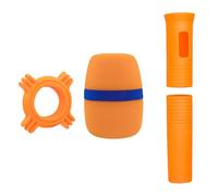 La housse de protection du microphone comprend une mousse coupe-vent et un anneau antidérapant anti-roulis pour renforcer la prise en main du microphone