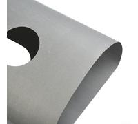 La housse de table de cuisson légère à 5 trous offre une défense pratique contre la graisse et les déversements sur les surfaces de cuisinière à gaz (argenté)