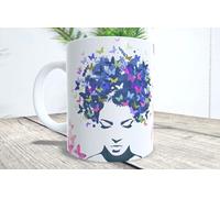 La Huella Mug Je suis tombé amoureux de moi, de mes pensées d'être une femme. Idéal pour chaque femme libérée et fière d'elle-même.