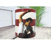 La Huella Mug personnalisé avec signature Bruce Springsteen Born in the USA pour tous les amateurs de patron.