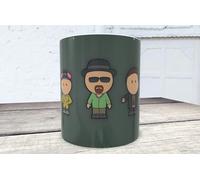 La Huella Tasse Breaking Bad Caricatures Tasse à café pour fans de la série I Am the Danger !