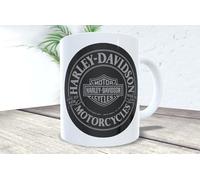 La Huella Tasse Harley. Idéal pour tous ceux qui aiment le café et les pneus chauds qui brûlent de l'asphalte.
