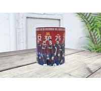 La Huella Tasse personnalisée Joueurs de l'histoire de Barcelone avec plus de titres. Pour tous les fans de Barcelone qui boivent avec goût et connaissance.