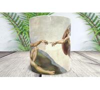 La Huella Tasse personnalisée La création d'Adam - Michel-Ange - Pour tous les amateurs d'art et de style pictural classique et sacré.