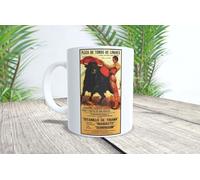 La Huella Tasse personnalisée Manolete et affiche de sa dernière course pour tous les fans de ce grand torero qui sont fiers de leur pays et de leurs coutumes.
