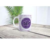 La Huella Tasse personnalisée pour le signe du zodiaque Cancer - Pour toutes les personnes qui ont la chance d'être nées entre le 21 juin et le 22 juillet.