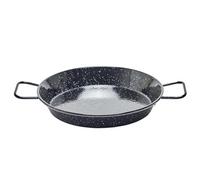 La Ideal Poêle à paella en acier émaillé, Noir, 20 cm, 1 unité