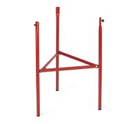 Garcima Support La Idéal renforcé 3 jambes pour bague de gaz et brûleurs Rouge 75 cm