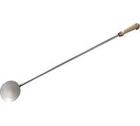 La Ideal Valencienne Écumoire en Acier Inoxydable avec poignée en Bois, Argent, 12 x 100 cm, Lot de 6