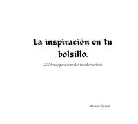La Inspiración en tu bolsillo: 200 frases para controlar tu subconsciente