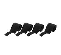 La Jambe de Cheval en Polaire Enveloppe Le Bandage de Compression Auto-adhésif pour L'équitation et La Participation 4 Pièces 118 Pouces (Black)