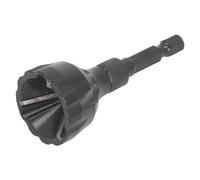 La Jambe de Libération Rapide de 1/4in Adapte pour 3 à 25mm, Outil de Chanfrein Externe pour le Verre en Métal Ébavurant L'outil de Chanfrein Externe avec des Lames de Carbure,