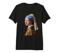 La Jeune Fille à la Perle Johannes Vermeer T-Shirt Haut de Gamme