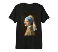 La Jeune Fille à la Perle Peinture de Vermeer T-Shirt Haut de Gamme