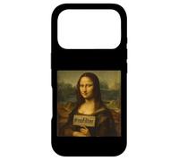 La Joconde drôle avec Pancarte #Nofilter Coque pour iPhone 17 Pro