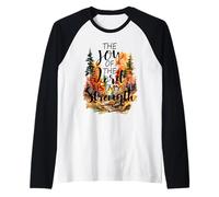 La Joie du Seigneur est ma Force Écriture biblique Automne Manche Raglan