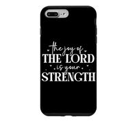 La Joie du Seigneur est Votre Force - Citation Chrétienne Coque pour iPhone 7 Plus/8 Plus