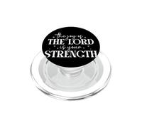 La Joie du Seigneur est Votre Force - Citation Chrétienne PopSockets PopGrip pour MagSafe