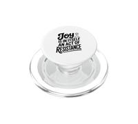La Joie est en soi Un Acte de résistance PopSockets PopGrip pour MagSafe