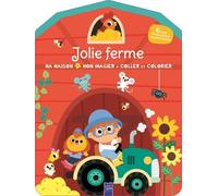 La Jolie Ferme - Ma Maison, Mon Imagier À Coller Et À Colorier, Avec 6 Pages D'autocollants Repositionnables