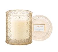 LA JOLIE MUSE Bougie d'automne | Bougie Bombe à la vanille - Vanille, zeste de citron et patchouli | Mèche en coton de 170,1 g | Cire de soja naturelle | 40 heures de combustion propre | Prêt à offrir