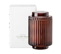 LA JOLIE MUSE Bougie parfumée à la tomate et à la vigne - Cadeau pour homme et femme - Bougies de soja naturelles pour la maison - Longue combustion - 311,8 g