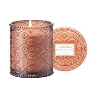 La Jolíe Muse Bougie parfumée dans un verre Hearth Velvet Flames, cadeau pour femmes et hommes, durée de combustion de 55 heures, 170 g