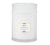 LA JOLIE MUSE Bougie Parfumées à l’Ylang-ylang et le Gardénia, Bougie en Cire Naturelle de Soja, Grand Format, 80 Heures de Combustion, 550g