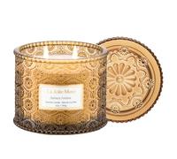 LA JOLIE MUSE Bougies Parfumées à l’Ambre du Maroc pour la Maison, Bougie de Soja Grand Format avec 2 Mèches, Cadeaux pour femmes, à Offrir pour les Fêtes, plus de 60 Heures de Combustion, 340 g