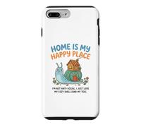 La Jolie Petite Maison en Forme d'escargot est Mon Endroit Heureux Coque pour iPhone 7 Plus/8 Plus