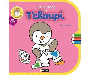 La journée de T'choupi: Dessins et coloriages