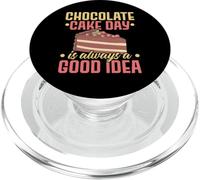 La journée du gâteau au Chocolat est Toujours Une Bonne idée pâtisseries Boulangerie PopSockets PopGrip pour MagSafe