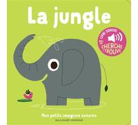 La jungle 5 sons à écouter, 5 matières à toucher - Marion Billet - Gallimard jeunesse - cartonné - Album éveil dès la naissance