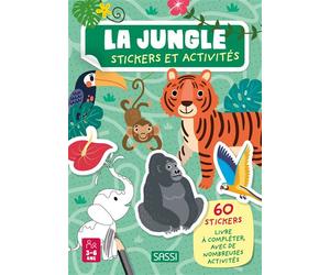 La jungle. Stickers et activités - Alberto Borgo - Sassi - broché - Document jeunesse