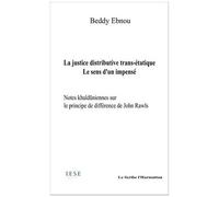 La justice distributive trans-étatique – Le sens d'un impensé (Notes khalduniennes) – L'Harmattan