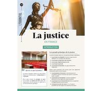 La justice en France - Dépliant